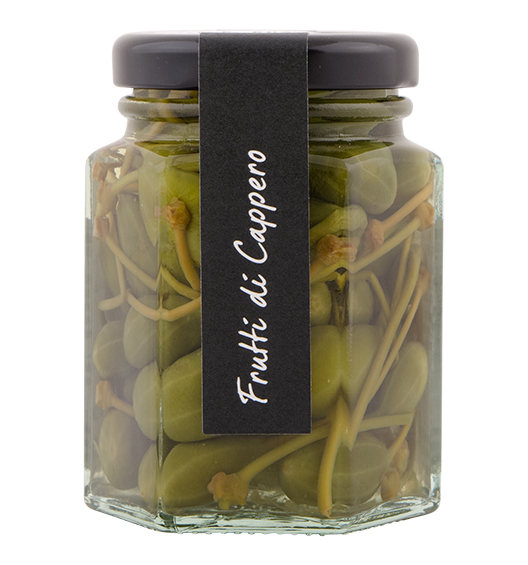 Kapernäpfel in Prosecco